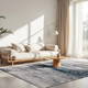 Louis De Poortere Mad Men Griff 8421 Bronx Azurite Rug