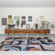 Louis De Poortere Nuance Module 9196 Camel Blue Rug