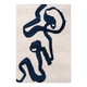 Louis De Poortere Craft Ribbon 9849 Sea Ink Rug