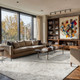 Louis De Poortere Antiquarian Tabriz 8297 Suede Rug