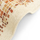 Louis De Poortere Gallery Cubik 8331 Pumpkin Rug