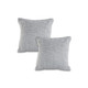 LR Home Insignia 07398 Gray White Pillow