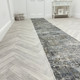 Dynamic Castilla 3533 190 Cream Grey Custom Runner - 26" Wide