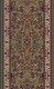 Concord Jewel 4115 Sarouk Green Custom Runner - 27" Wide