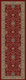 Concord Jewel 4900 Voysey Red Custom Runner - 27" Wide