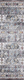 Concord Vintage 7226 Boulder Gray Multi Custom Runner 27" Wide