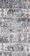 Concord Vintage 7226 Boulder Gray Multi Custom Runner 27" Wide
