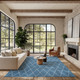 Nourison Azure AZU01 Navy Rug
