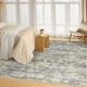 Nourison DK014 Madison Square MSQ02 Ivory Blue Grey Rug