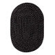 Black Ultra Durable Braided Rug