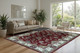 Dynamic Ancient Garden 57158 1464 Red Ivory Rug