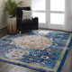 Nourison Ankara Global ANR03 Blue Rug