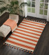 Nourison Rio Vista DST01 Ivory Orange Rug