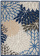 Nourison Aloha ALH05 Blue Multicolor Rug