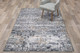 Couristan Brocatelle Lampas  2609-8255 Silver Cream Rug