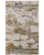 Feizy Aura 3737F Gold Tan Rug