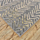 Feizy Bleecker 3604F Gray Yellow Rug