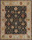 Feizy Carrington 6500F Black Gold Rug