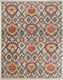 Feizy Beall 6712F Orange Gray Rug