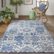 Feizy Foster 3758F Beige Blue Rug