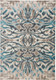 Feizy Keats 3467F Teal Taupe Rug