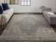 Feizy Marquette 3778F Rust Blue Rug