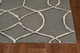 Kas Libby Langdon Upton 4303 Charcoal Snow Groovy Gate Rug