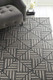 Kas Libby Langdon Upton 4304 Navy Charcoal Diagonal Tile Rug