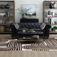 Karastan Artisan by Scott Living 91818 90097 Mod Charcoal Rug