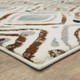 Karastan Epiphany 92202 60129 Sketched Diamond Robins Egg Blue Rug