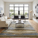 Amer Abstract ABS-5 Gunter Tan Gray Rug