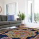 Amer Boho BOH-8 Roanne Navy Pink Rug