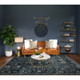 Amer Bristol BRS-31 Fareford Charcoal Gray Rust Rug