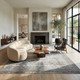 Amer Nuit Arabe NUI-22 Teri Silver Rug