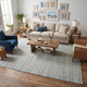 Amer Zola ZOL-5 Parquet Light Blue Rug