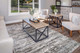 Dynamic Riley 6032 985 Grey Beige Blue Rug