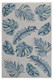 Kas Cove 3005 Ivory Blue Leaves Rug