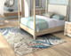Kas Sparta 3183 Ivory Blue Leopard Rug