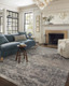 Jean Stoffer x Loloi Katherine KES-05 Graphite Jade Rug
