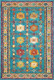 Nourison Vibrant VIB09 Teal Rug