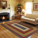 Log Cabin Step Cotton Rug by Homespice