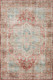 Loloi Heidi HEI-01 Terracotta Aqua Rug