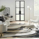 Nourison Prismatic PRS31 Charcoal Gray Rug