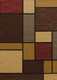 U.W. Affinity 750-00675 Rhombus Multi Rug