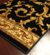 Barnesville BAR-01 Black Carpet Stair Runner