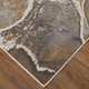 Feizy Clio 39K5F Gray Brown Area Rug