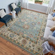 Feizy Fillmore 69CJF Blue Ivory Yellow Area Rug