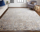 Feizy Laina 39G0F Tan Ivory Blue Area Rug