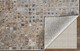 Feizy Laina 39G0F Tan Ivory Blue Area Rug