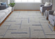 Feizy Longridge T8002 Ivory Blue Area Rug